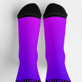 leuchtend bunt reiner, rosa lila Gradi Socken (Oben)