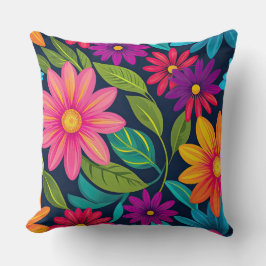 leuchtend farbig kissen