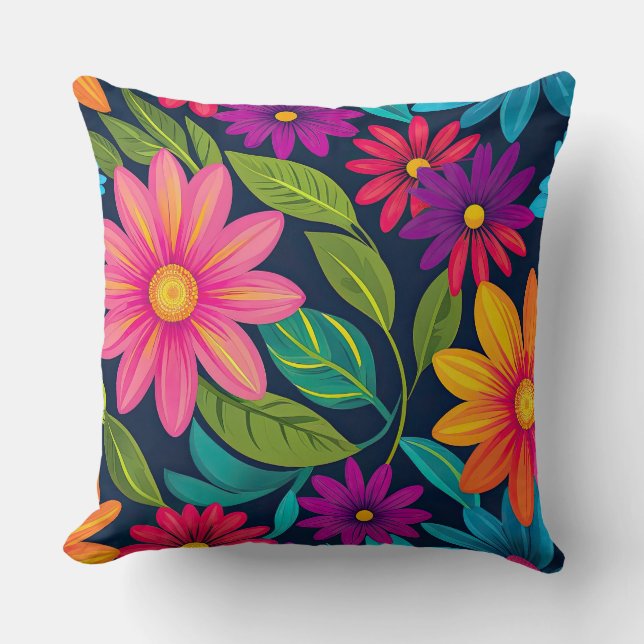 leuchtend farbig kissen (Vorderseite)