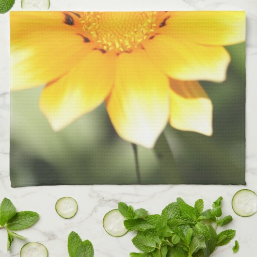 Leuchtend Gelb Handtuch (Gefaltet)