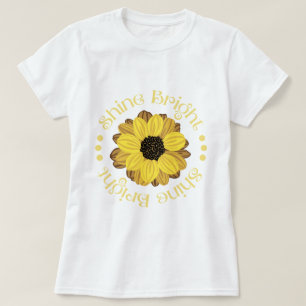 Leuchtend Gelbe Sonnenblume T-Shirt