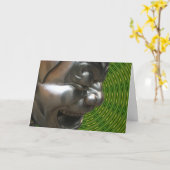 Leuchtend glücklich karte (Gelbe Blume)