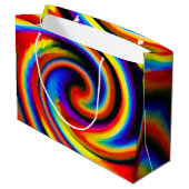 leuchtend große geschenktüte (Rückseite Schrägansicht)