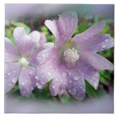 Leuchtend Lila Fliese (Vorderseite)