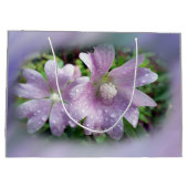 Leuchtend Lila Große Geschenktüte (Rückseite)