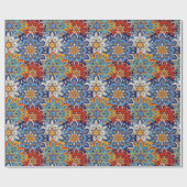 leuchtend Mandala Geschenkpapier (Flach)