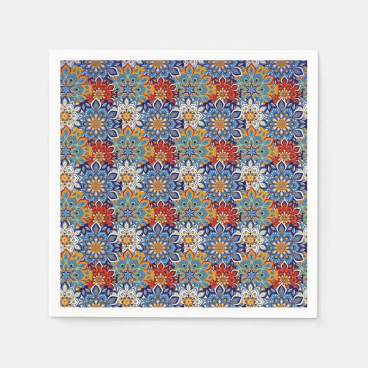 leuchtend Mandala Serviette (Vorderseite)