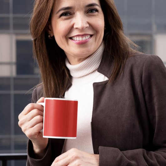 Leuchtend Rot Kaffeetasse