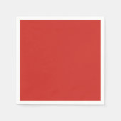 Leuchtend Rot Serviette (Vorderseite)