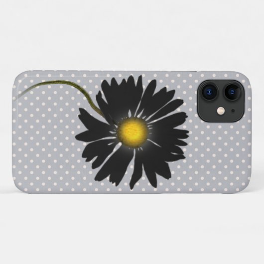 leuchtend schwarzer Disan Case-Mate iPhone Hülle (Rückseite (Horizontal))