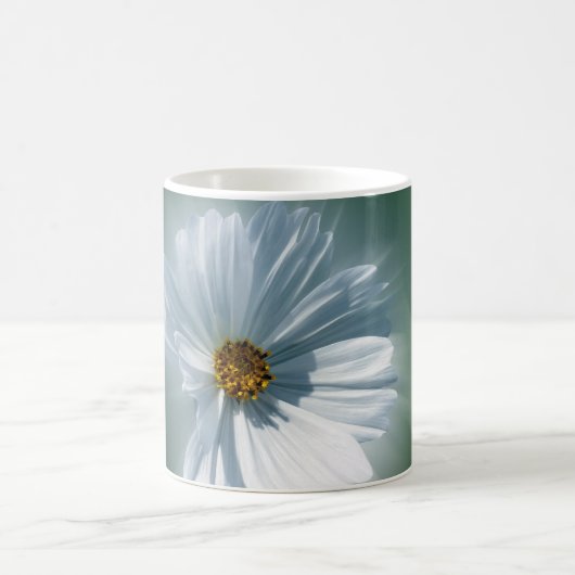 leuchtend weiß kaffeetasse (Mittel)