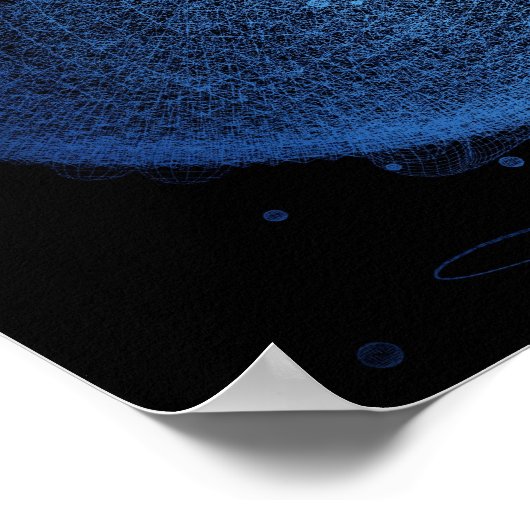 Leuchtende Abbildung von HDL Poster (Ecke)