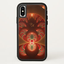 Leuchtende abstrakte Kunstinitialen des modernen F