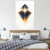 Leuchtende Achse Leinwanddruck (Insitu (Schlafzimmer))
