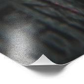 Leuchtende alte Runen Fotodruck (Ecke)