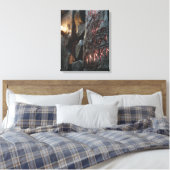 Leuchtende alte Runen Leinwanddruck (Insitu (Schlafzimmer))