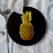 Leuchtende Ananas Button (Beispiel)