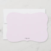 Leuchtende Aquarell-Pfingstrosen Einladung (Rückseite)