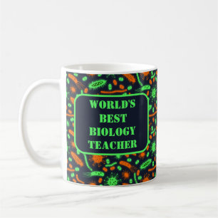 Leuchtende Bakterien Mikroorganismus giftig orange Kaffeetasse