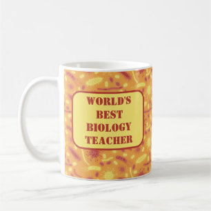 Leuchtende Bakterien Mikroorganismus orange Kaffeetasse