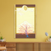 Leuchtende Bäume Leinwanddruck (Insitu (Wohnzimmer))