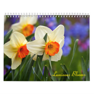 Leuchtende Blüten Kalender