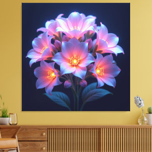 Leuchtende Blütenpracht Leinwanddruck