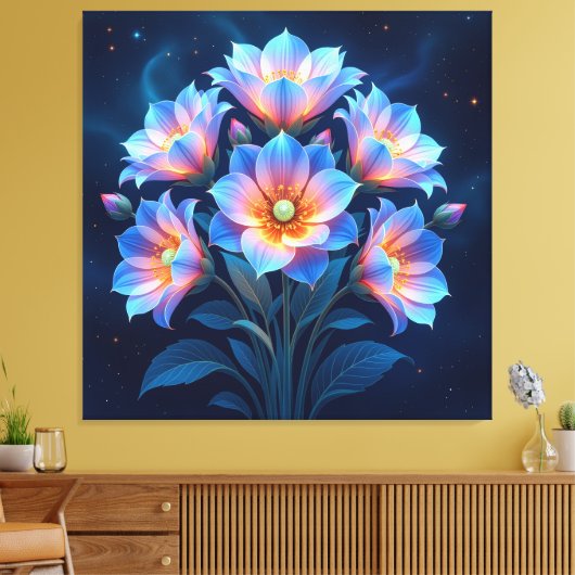 Leuchtende Blütenpracht Leinwanddruck (Insitu (Wohnzimmer))