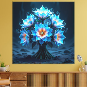 Leuchtende Blütenpracht Leinwanddruck