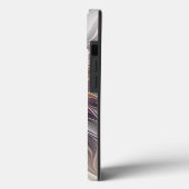 Leuchtende bunte Blume, abstrakter moderner Frakta Case-Mate iPhone Hülle (Rückseite / Links)