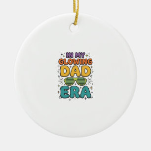 Leuchtende Dad-Era-Retro-Sonnenbrille Dad-Shirt-De Keramik Ornament