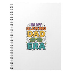 Leuchtende Dad Era Retro Sonnenbrille Dad Shirt De Notizblock