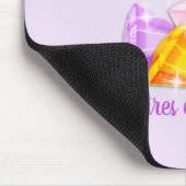 Leuchtende Diamanten - Maus-Pad Mousepad (Ecke)