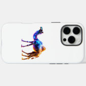Leuchtende digitale Kamelkunst Case-Mate iPhone Hülle (Rückseite (Horizontal))