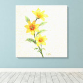 Leuchtende Dotwork Leinwanddruck (Insitu (Holzboden))