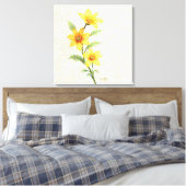 Leuchtende Dotwork Leinwanddruck (Insitu (Schlafzimmer))