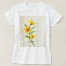 Leuchtende Dotwork T-Shirt