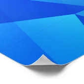 Leuchtende dreieckige Gradientenvorlage. Kreativ i Poster (Ecke)