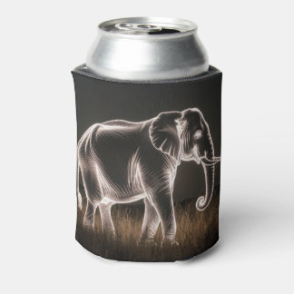 Leuchtende ElefantenSilhouette Dosenkühler