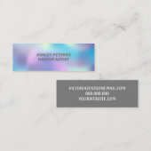 Leuchtende elegante Farben Mini-Business Mini Visitenkarte (Vorne/Hinten)