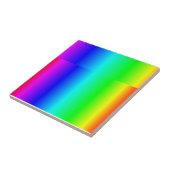 Leuchtende elegante Regenbogenfarben Fliese (Seite)