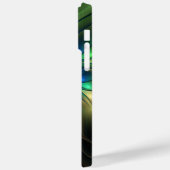 Leuchtende Fantasie-Blume, buntes Abstraktes Frakt Case-Mate iPhone Hülle (Rückseite / Links)