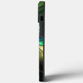 Leuchtende Fantasie-Blume, buntes Abstraktes Frakt Case-Mate iPhone Hülle (Rückseite / Links)