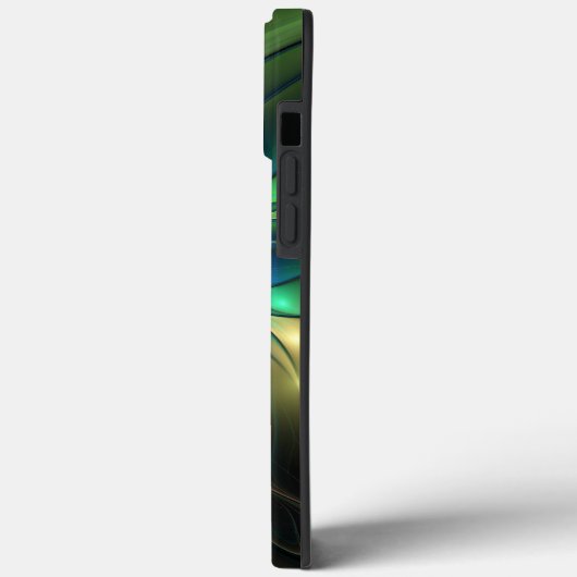 Leuchtende Fantasie-Blume, buntes Abstraktes Frakt Case-Mate iPhone Hülle (Rückseite / Links)