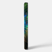 Leuchtende Fantasie-Blume, buntes Abstraktes Frakt Case-Mate iPhone Hülle (Rückseite / Links)