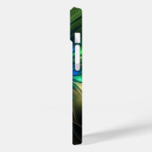 Leuchtende Fantasie-Blume, buntes Abstraktes Frakt Case-Mate iPhone Hülle (Rückseite / Links)