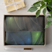 Leuchtende Fantasie-Blume, buntes Abstraktes Frakt Seidenpapier (Geschenk)