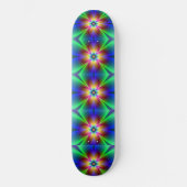 Leuchtende Farben Skateboard (Vorderseite)