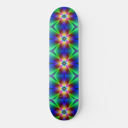 Leuchtende Farben Skateboard (Vorderseite)