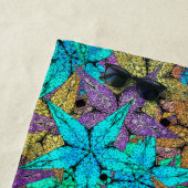 Leuchtende, farbenfrohe Sterne - cool Strandtuch (Beispiel)